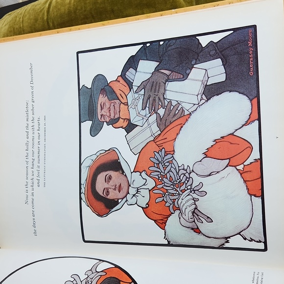 The Saturday Evening Post Christmas Book Illustrations by Norman Rockwell 1976 - Picture 6 of 16